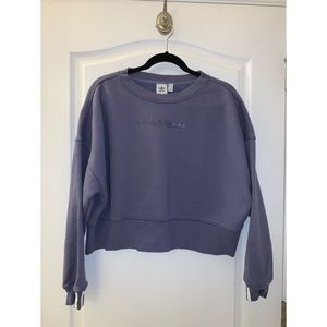 Adidas Cropped Crewneck Sweatshirt